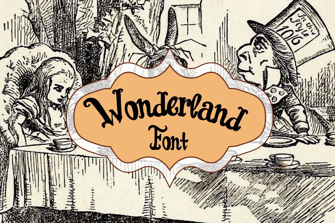 Wonderland script. cover image.