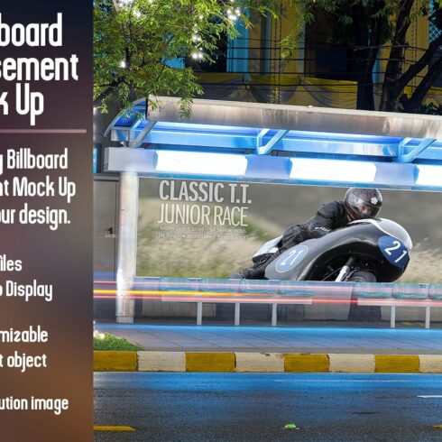 Big Billboard Advertisement Mock Up cover image.