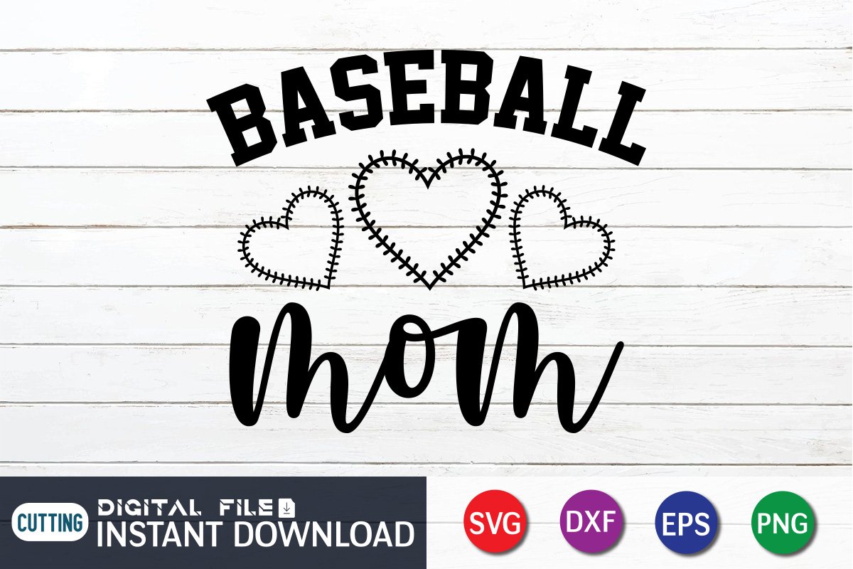 Baseball Mom Gamer Shirt preview image.