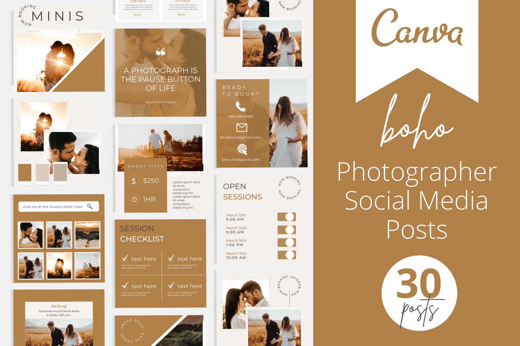 Social Media Posts for Photographers cover image.