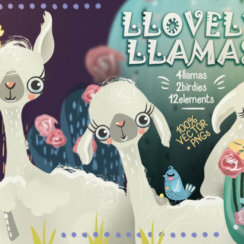 Llovely Llamas cover image.
