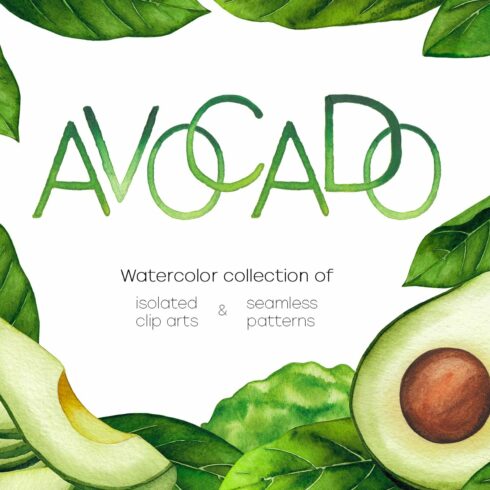 Watercolor avocado & essential oils cover image.