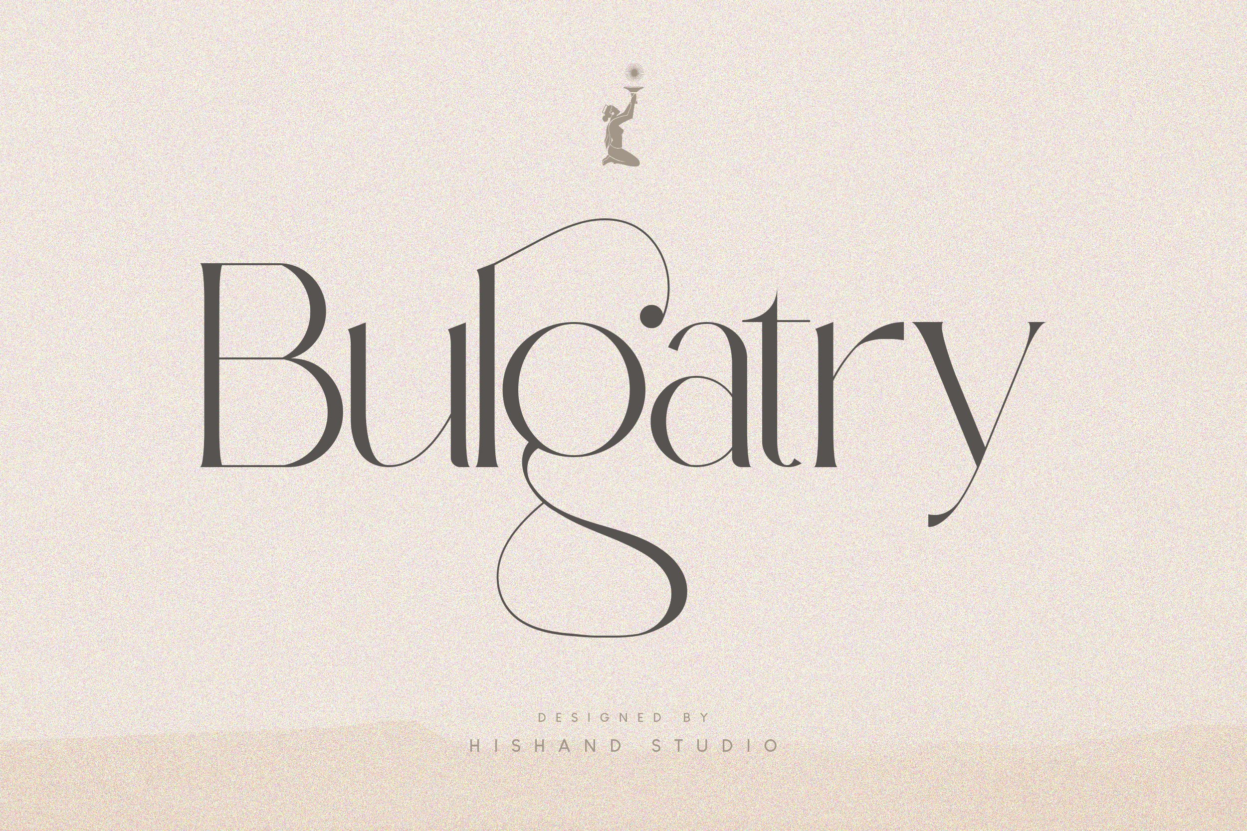 Bulgatry Elegant Serif cover image.