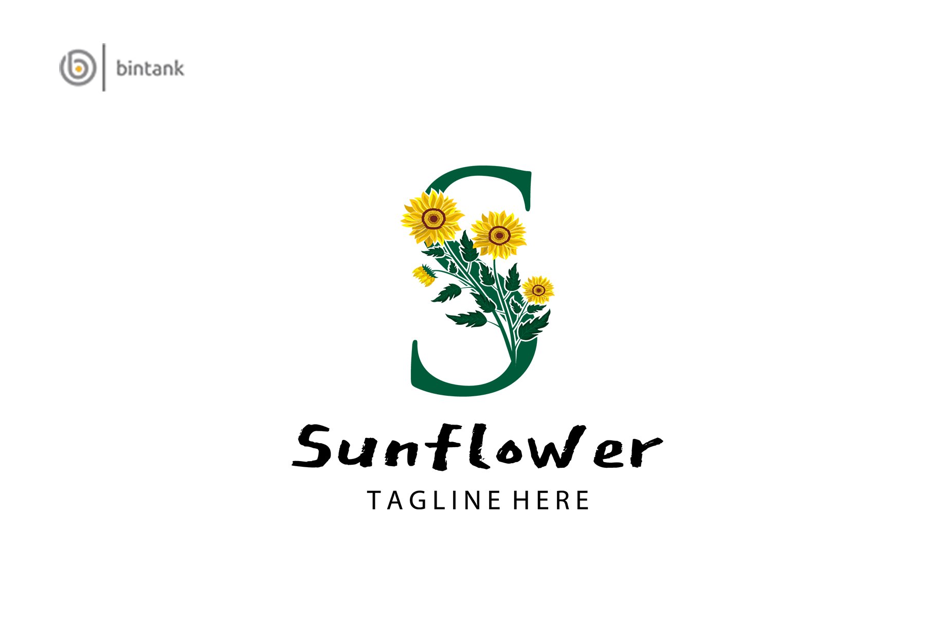 S Letter - Sunflower Logo cover image.