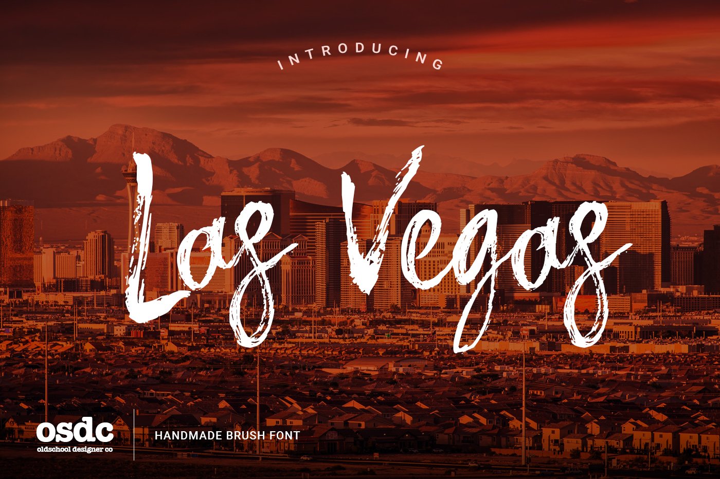 Las Vegas Brush Font cover image.