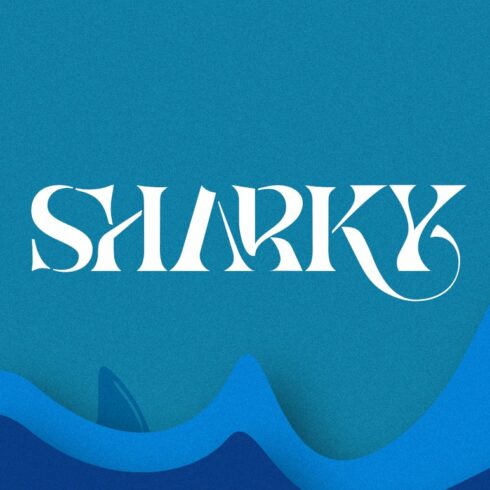 Sharky Elegant Serif Font cover image.