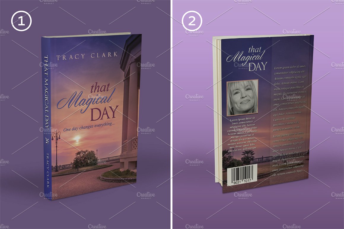 Photorealistic Book Cover Mockups 02 preview image.