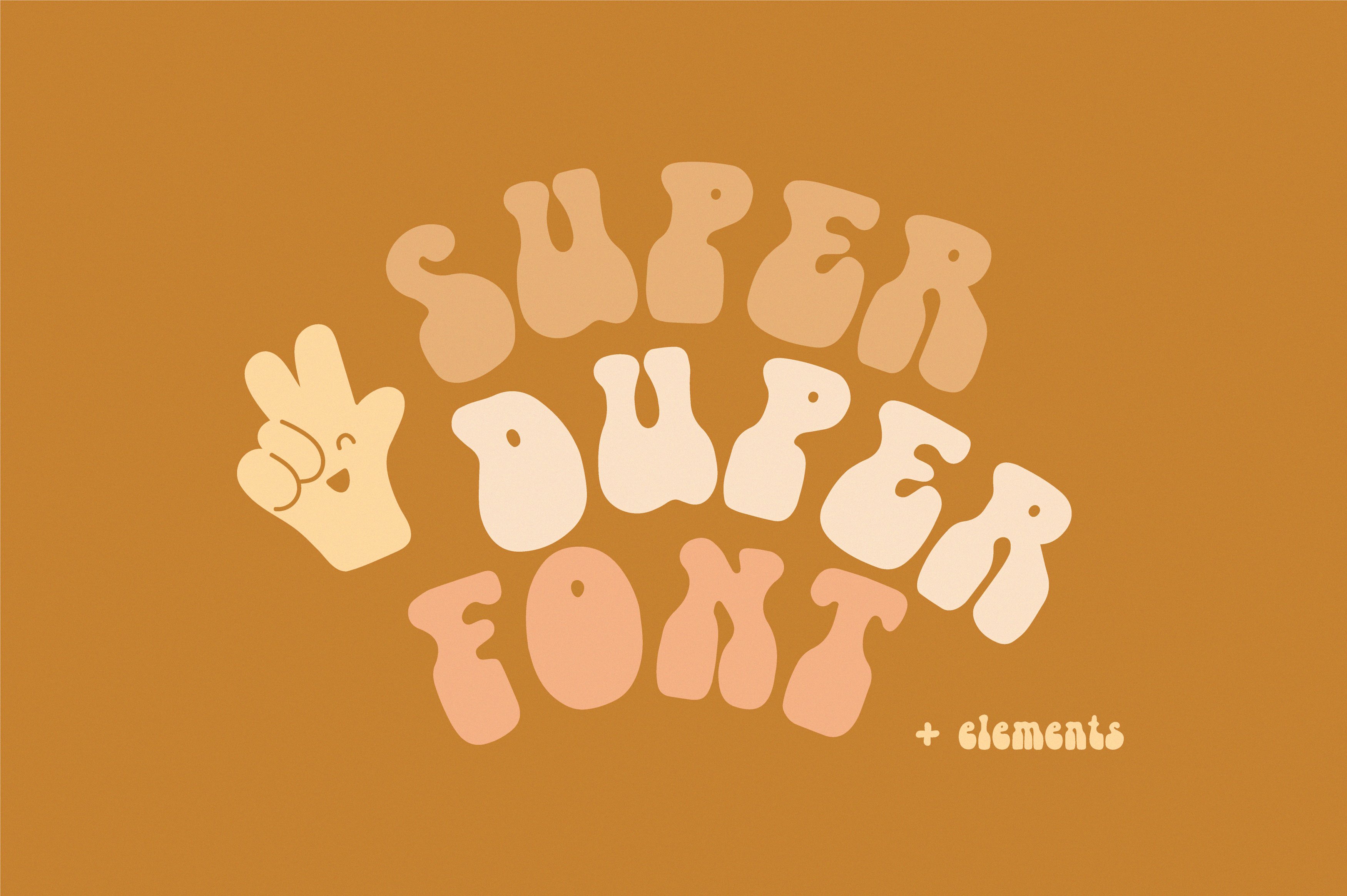 Super Duper | Handwritten font cover image.