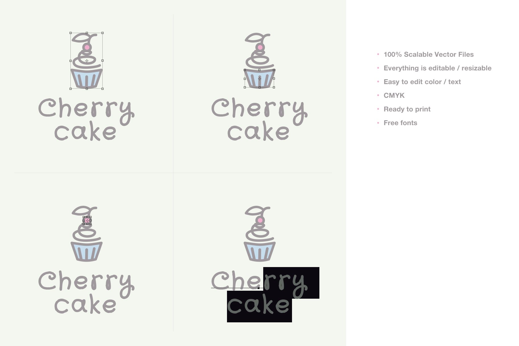 Cherry cake preview image.