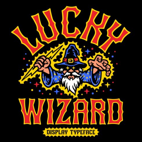 Lucky Wizard typeface cover image.