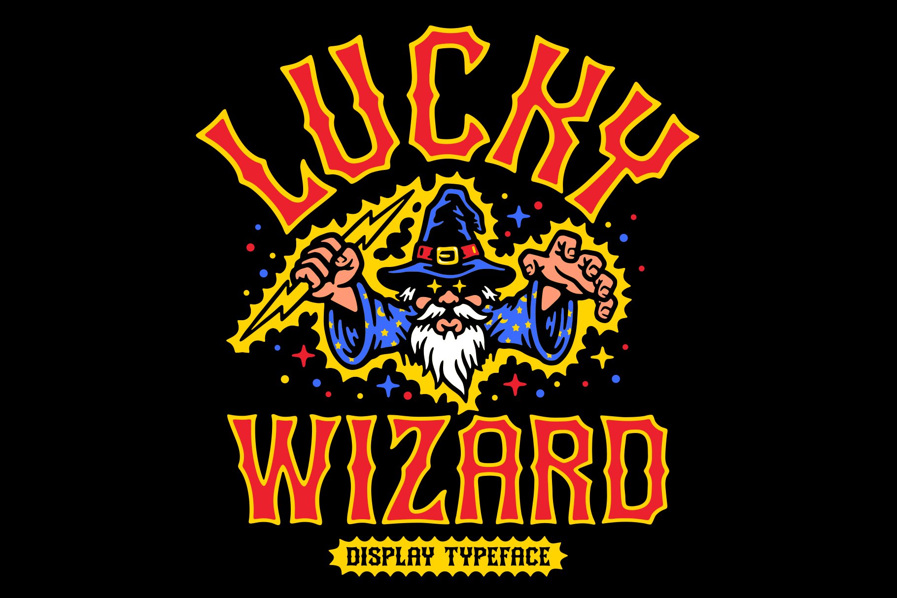 Lucky Wizard typeface cover image.