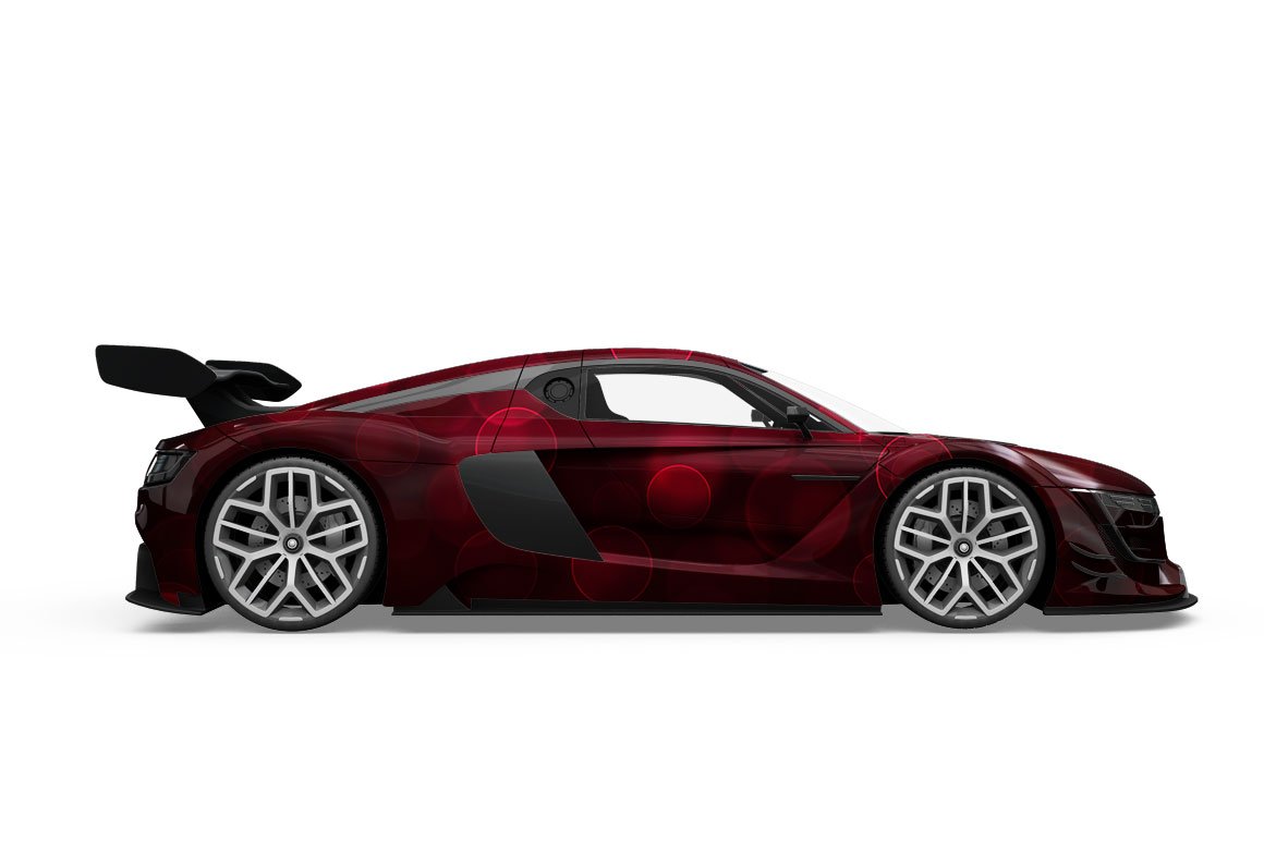 Sport Car Mockup preview image.