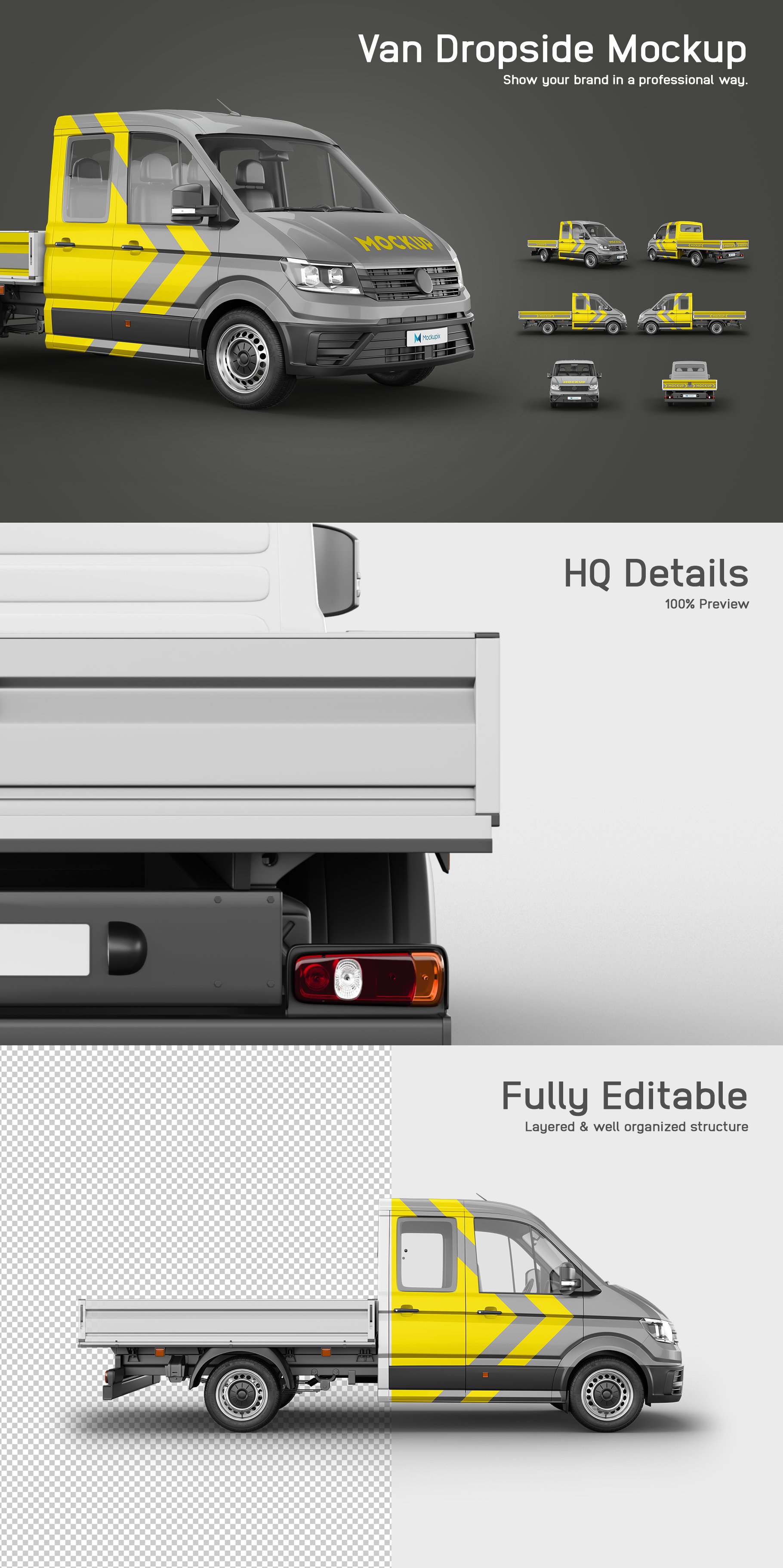 Van Dropside Mockup cover image.