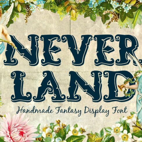 Neverland Handmade Font cover image.