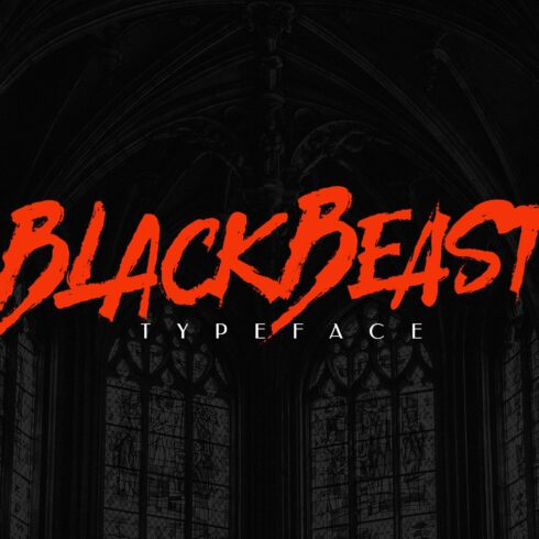 BlackBeast Typeface cover image.