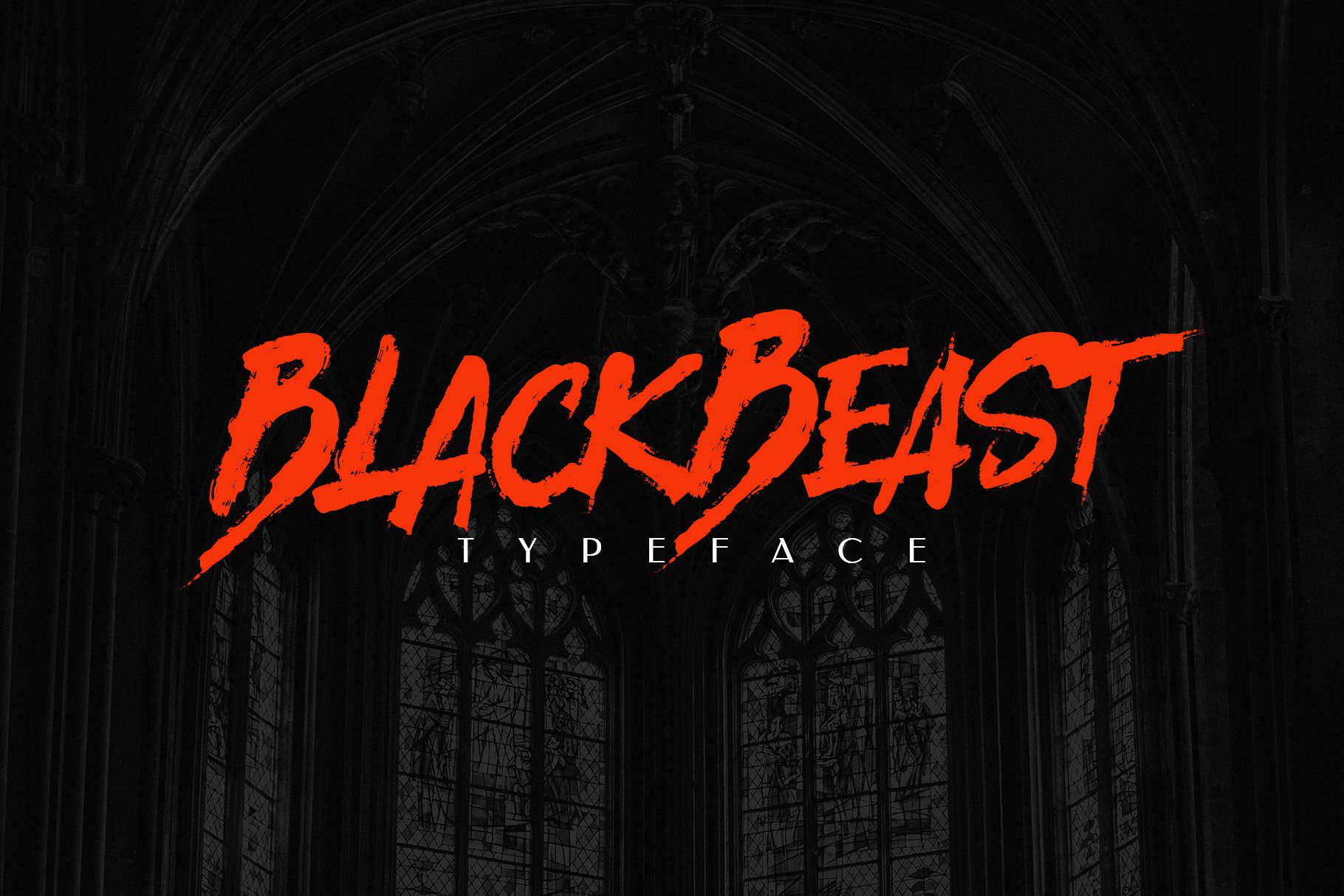 BlackBeast Typeface cover image.