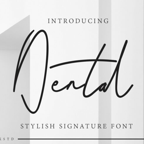 Dental - Signature Font cover image.