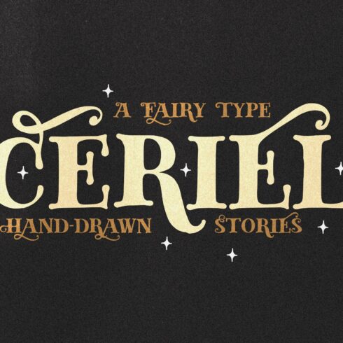 Ceriel Hand-drawn Font cover image.