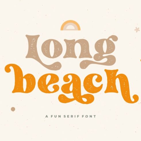 Long Beach - Fun Retro Serif Font cover image.
