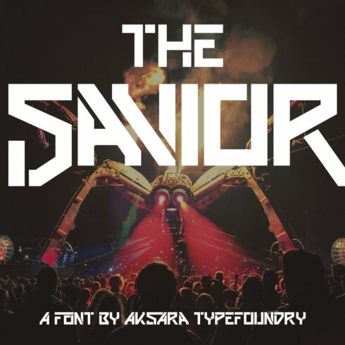 The Savior | Futuristic Font cover image.