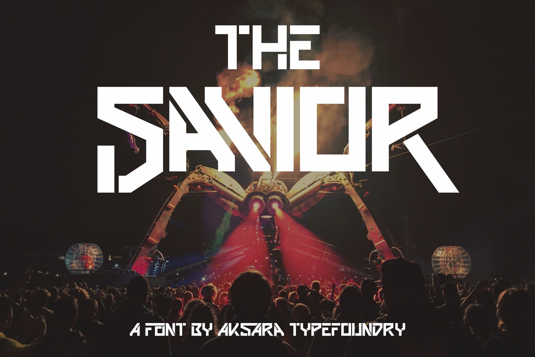 The Savior | Futuristic Font cover image.