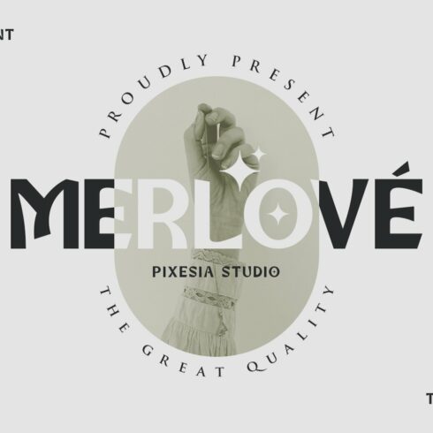 Merlove - Contemporary Display Font cover image.