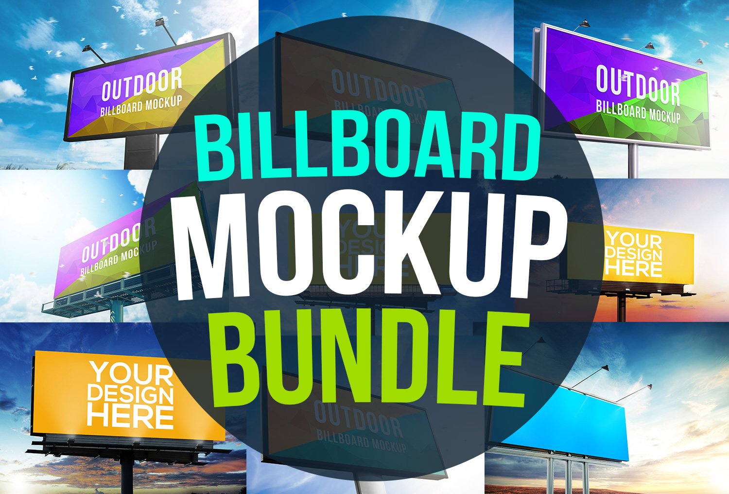 Billboard Mockup Bundle cover image.