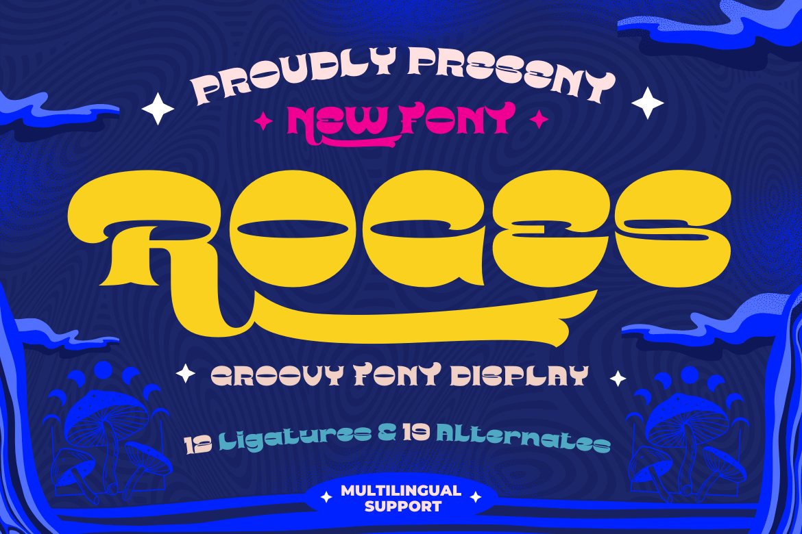 ROGES | Groovy Retro Font cover image.