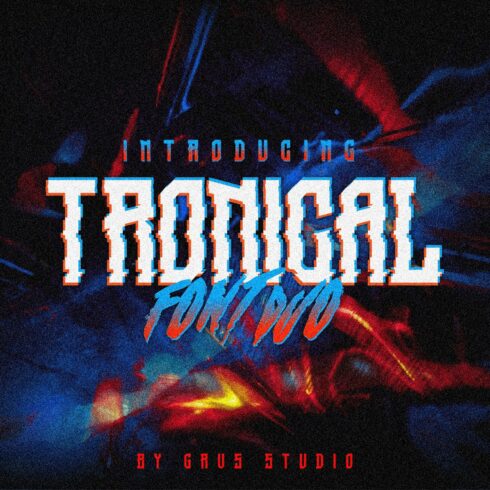 GRVS-Tronical Font Duo cover image.