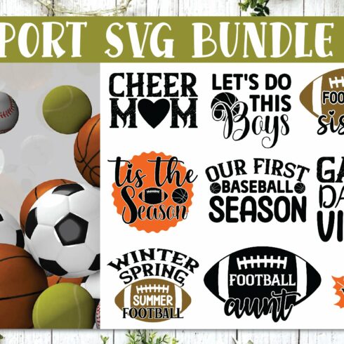 Sport SVG Bundle cover image.