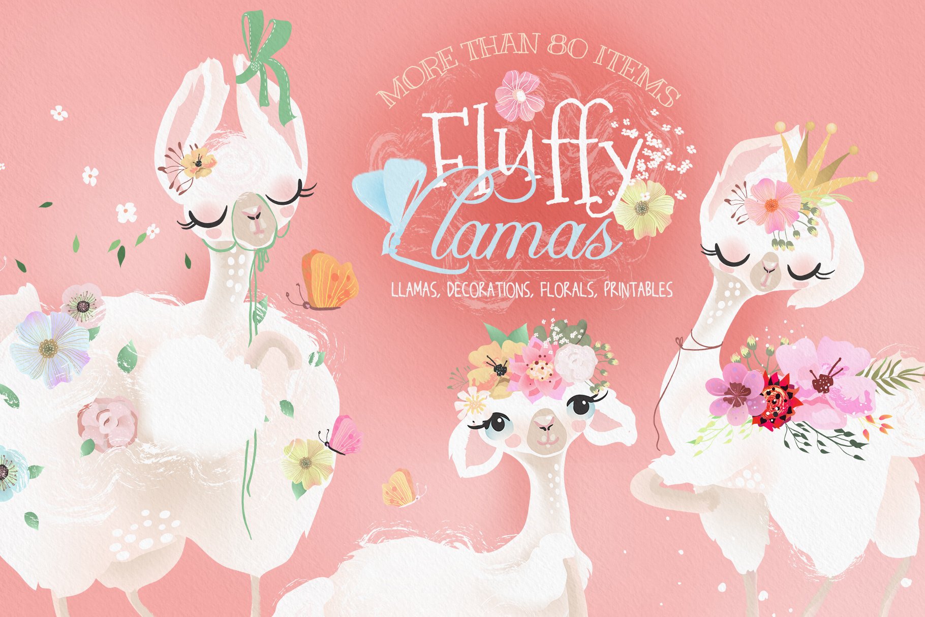 Fluffy Llamas Collection cover image.