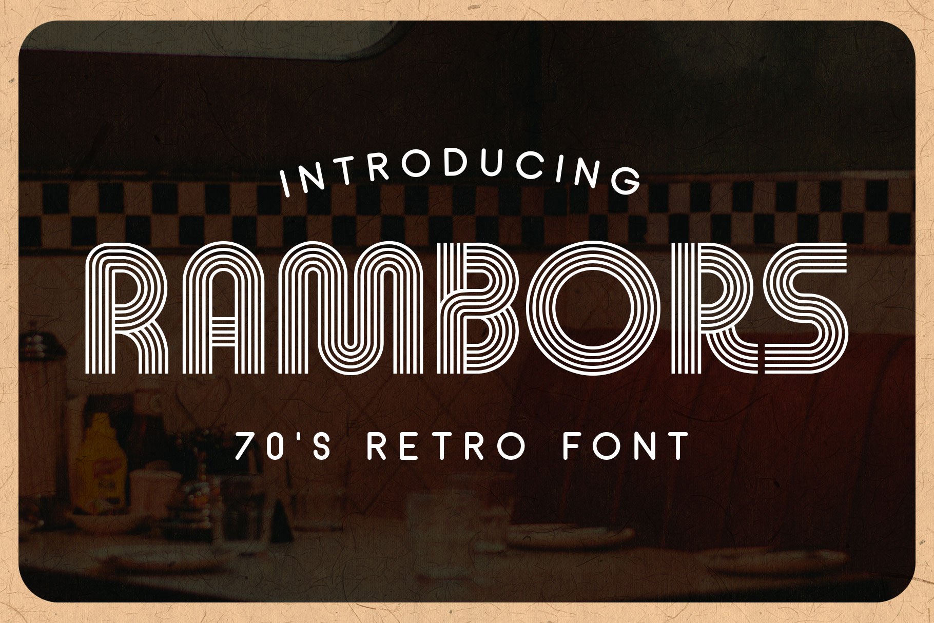 Rambors - Retro Font cover image.