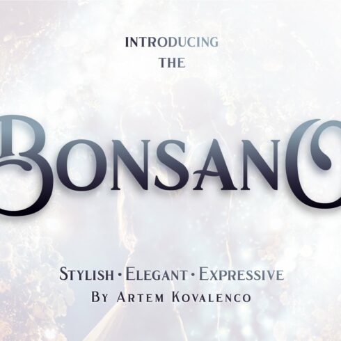 Bonsano font + Bonus cover image.