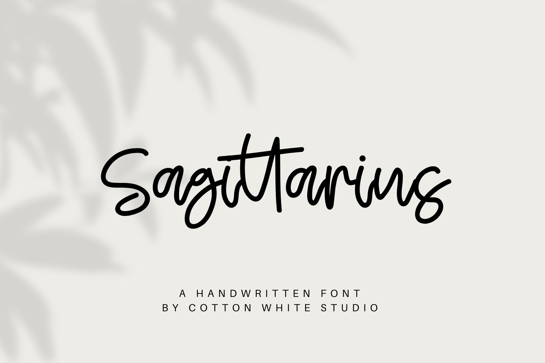 Sagittarius Messy Handwriting cover image.