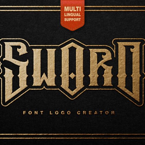 Sword Font Logo Creator cover image.