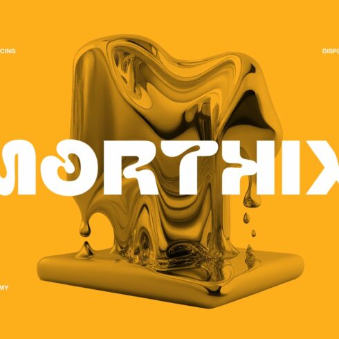 MORTHIX - Liquid Font cover image.