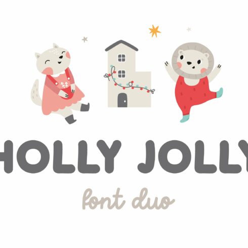 Holly Jolly | Font duo cover image.
