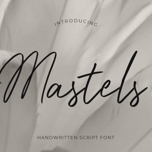 Mastels - Handwritten Script cover image.