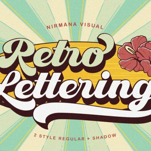 Retro Lettering - Groovy font cover image.