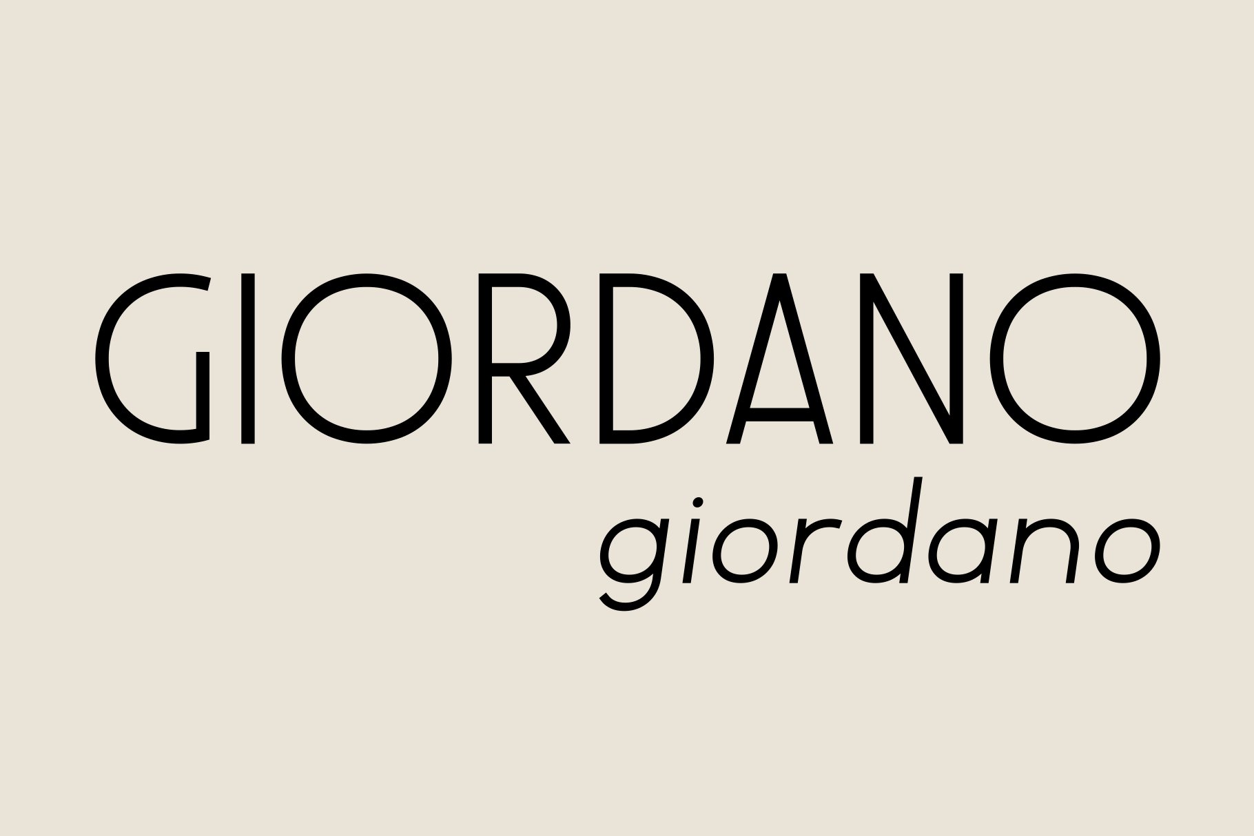 Giordano – Font Family cover image.
