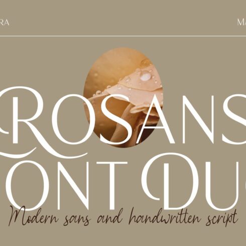 Rosans - Font Duo cover image.
