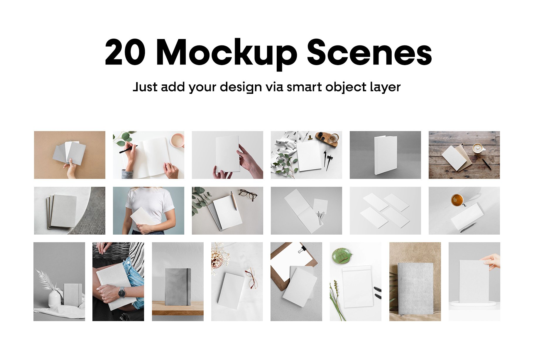 Stationery Notebook Mockups vol.01 preview image.