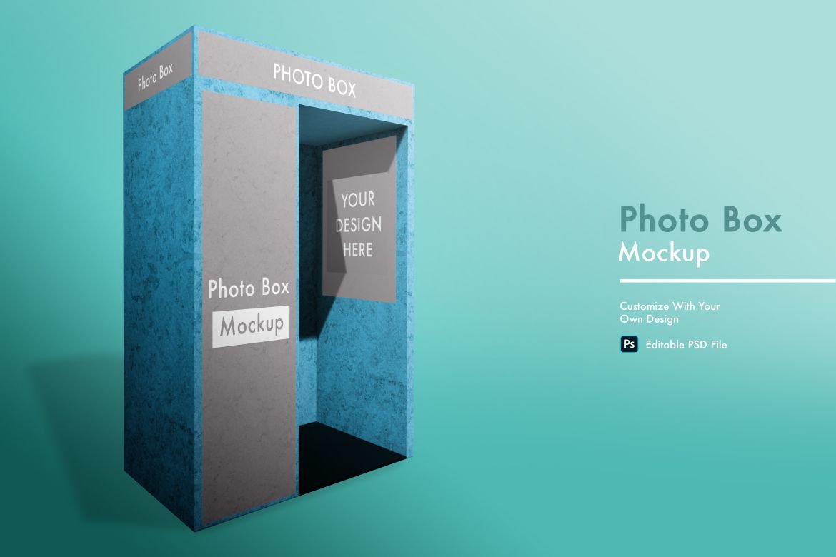 Photo Box Mockup cover image.