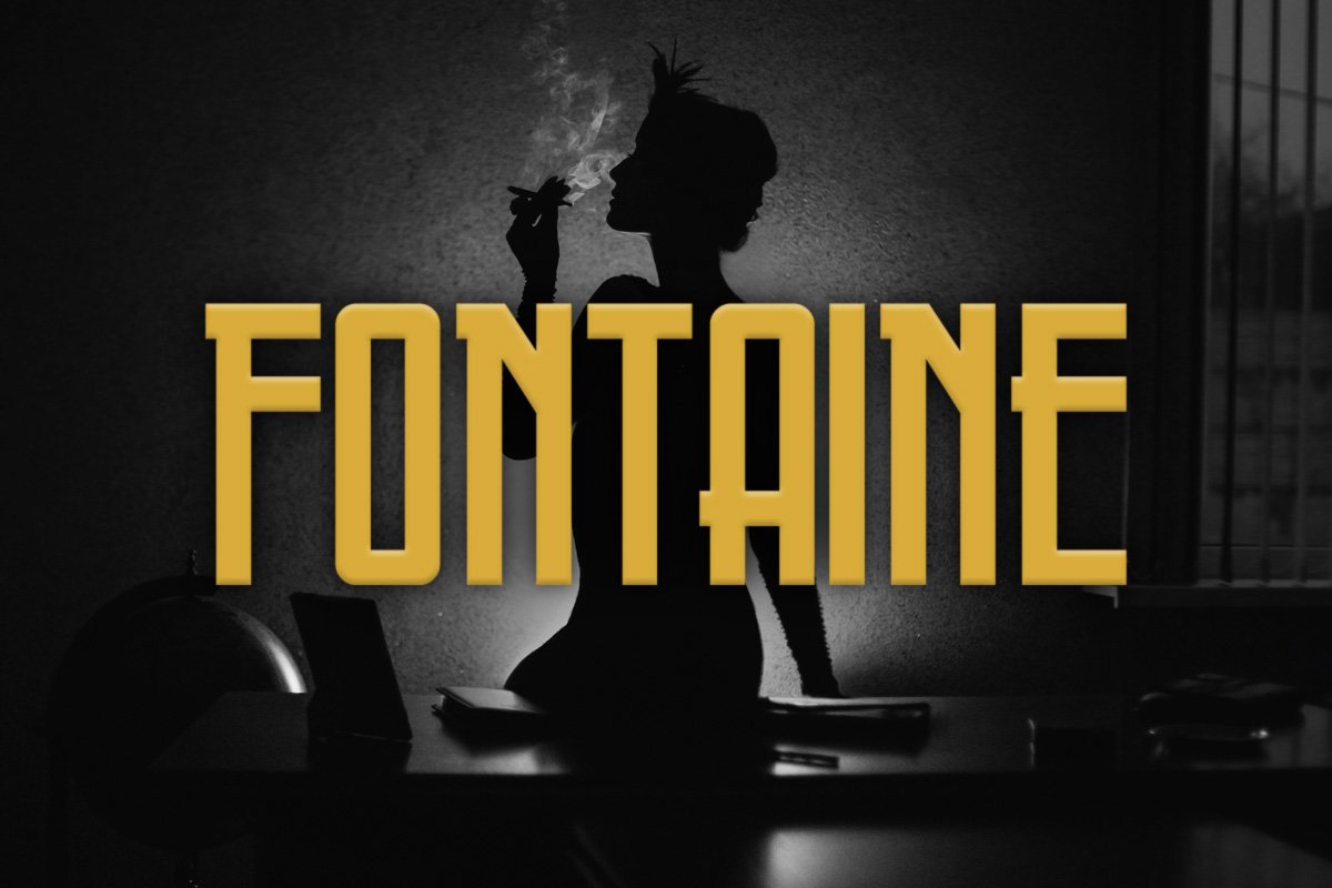 Fontaine Typeface cover image.