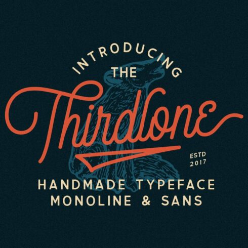 Thirdlone Font Duo & Vector Pack cover image.