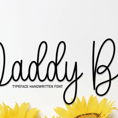 Daddy Bee | Script Font cover image.