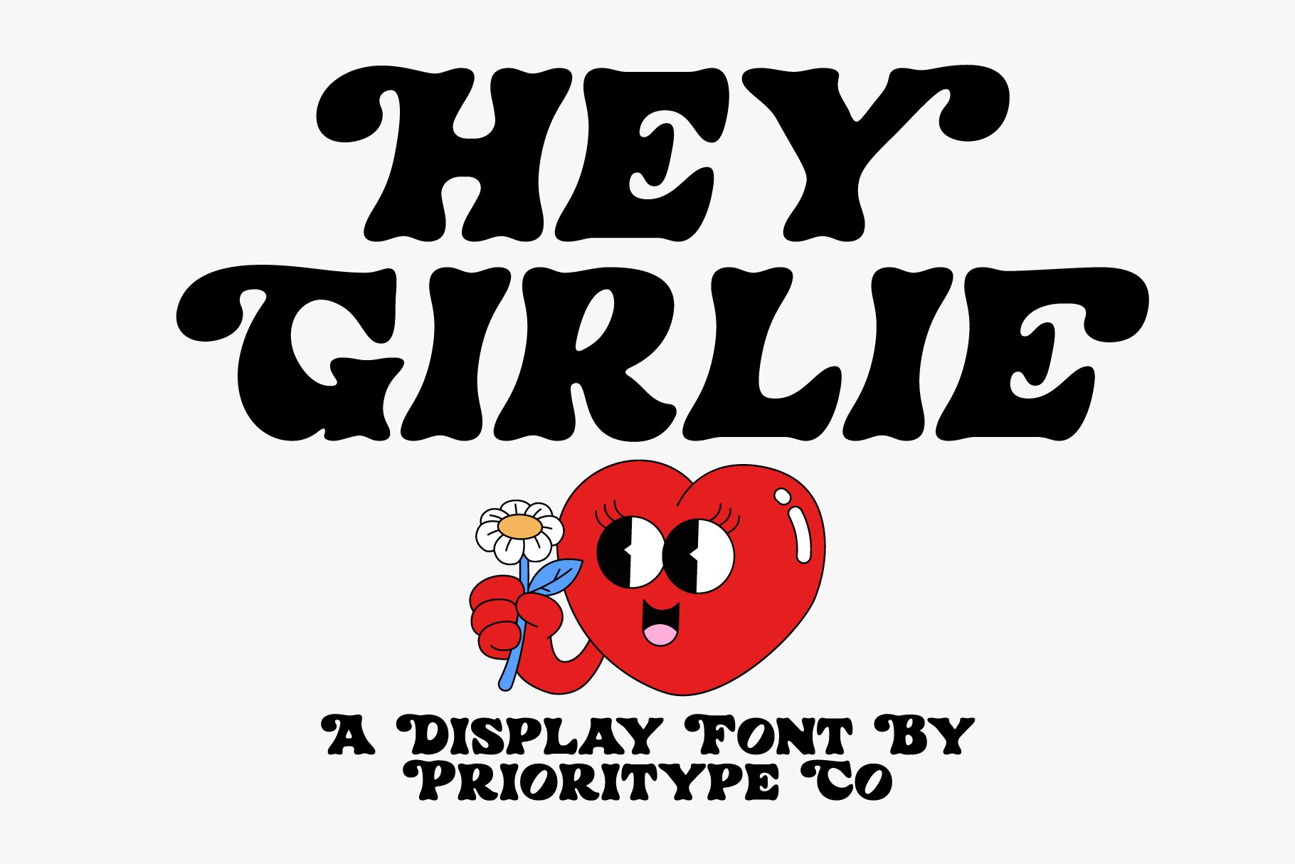 Hey Girlie - Display Font cover image.