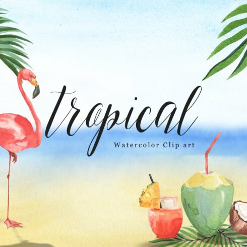 Tropical Watercolor Set cover image.