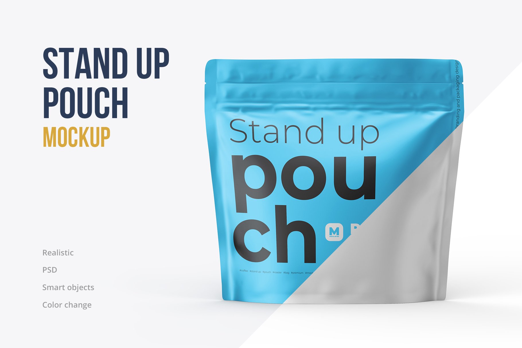 Stand-up Pouch Mockup (square) cover image.