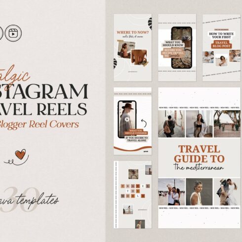 Instagram Reel Cover Templates Canva cover image.